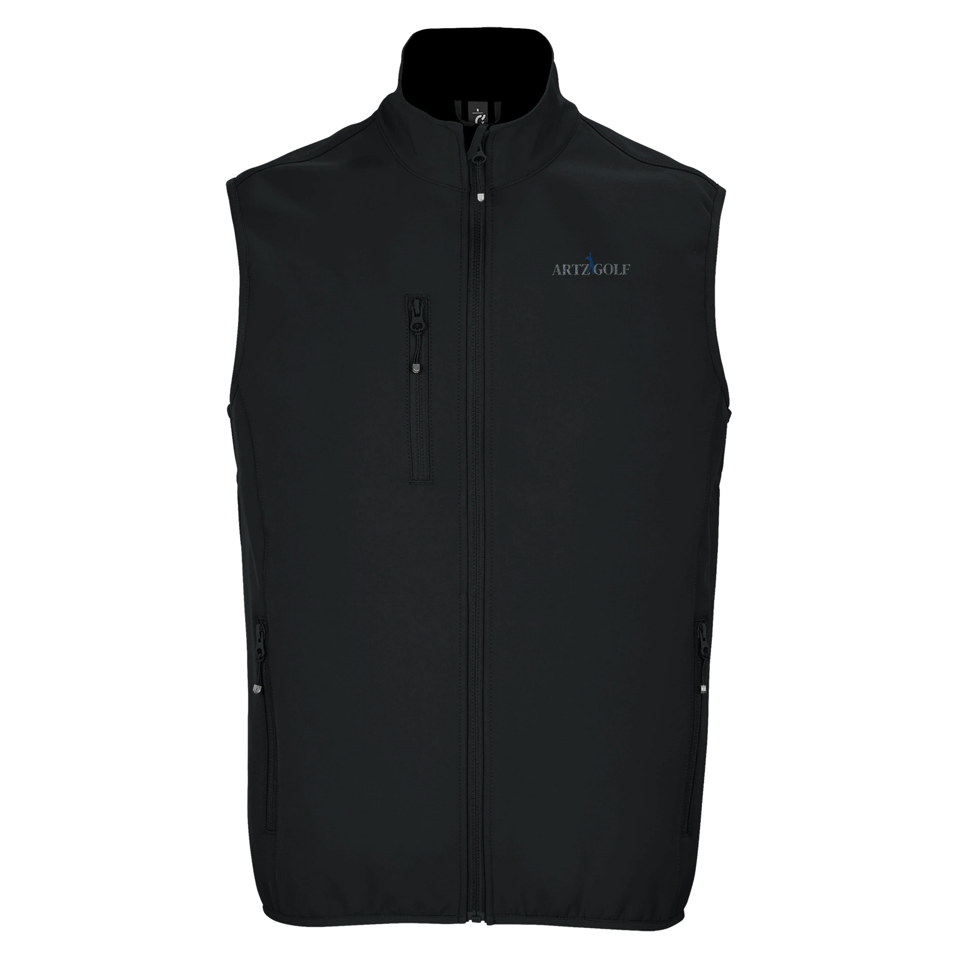 V2 Black Elegance Vest – Premium Men's Golf Vest | Artz Golf